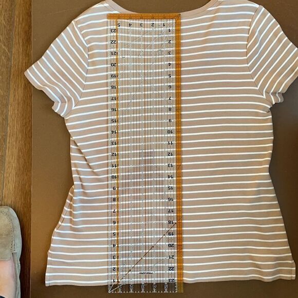 Bundle of 2 Isaac Mizrahi Striped Pima Cotton Tees M - Picture 6 of 7